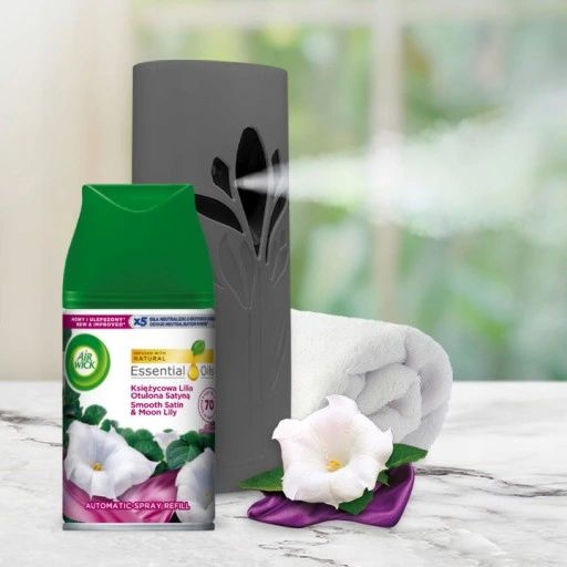 Air Wick Freshmatic Silk & Lily Automatic Air Freshener, 250 mL - Image 2