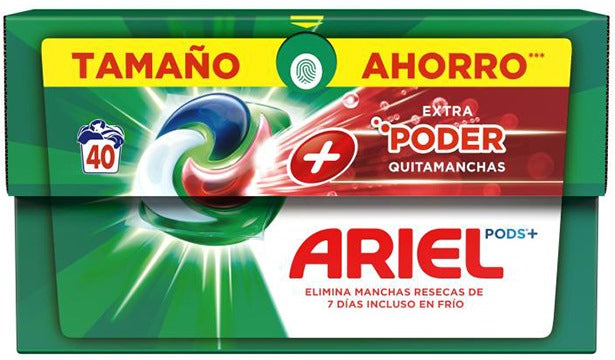 Laundry detergent pods Ariel Extra Poder 40 pcs (priced per piece)