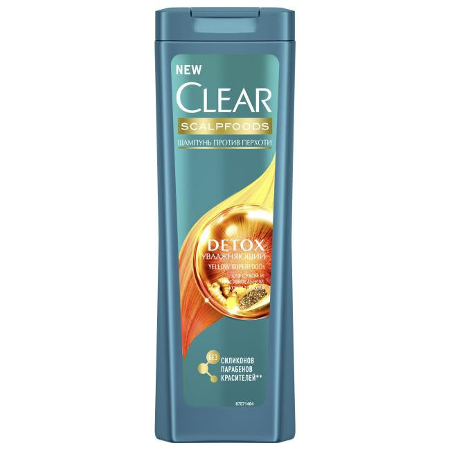 Clear Anti-Dandruff Detox Shampoo, 400 mL