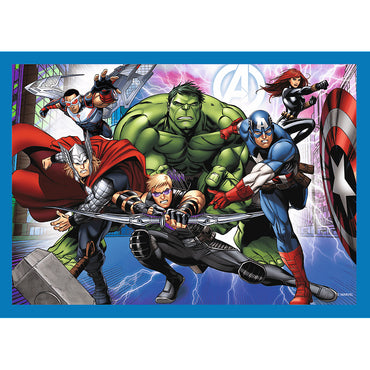 Trefl 34386 Marvel Brave Avengers 4-in-1 Puzzle - Image 2
