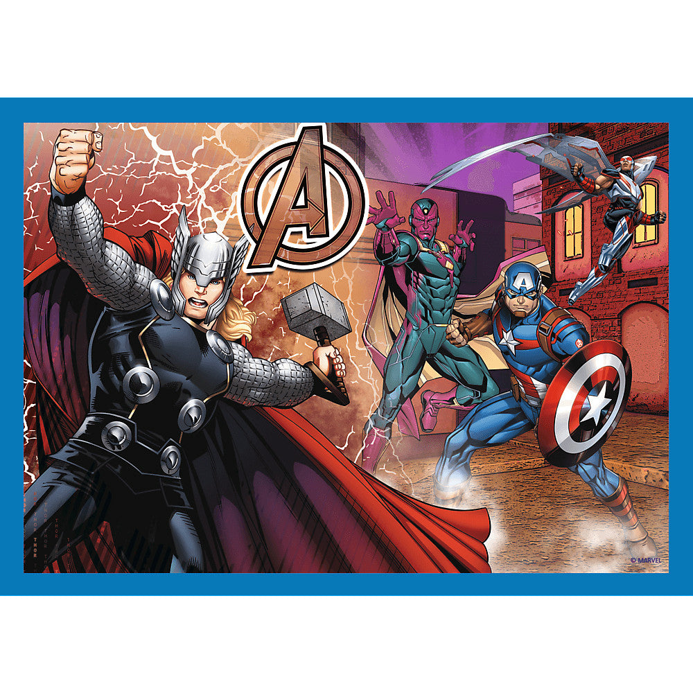 Trefl 34386 Marvel Brave Avengers 4-in-1 Puzzle - Image 3