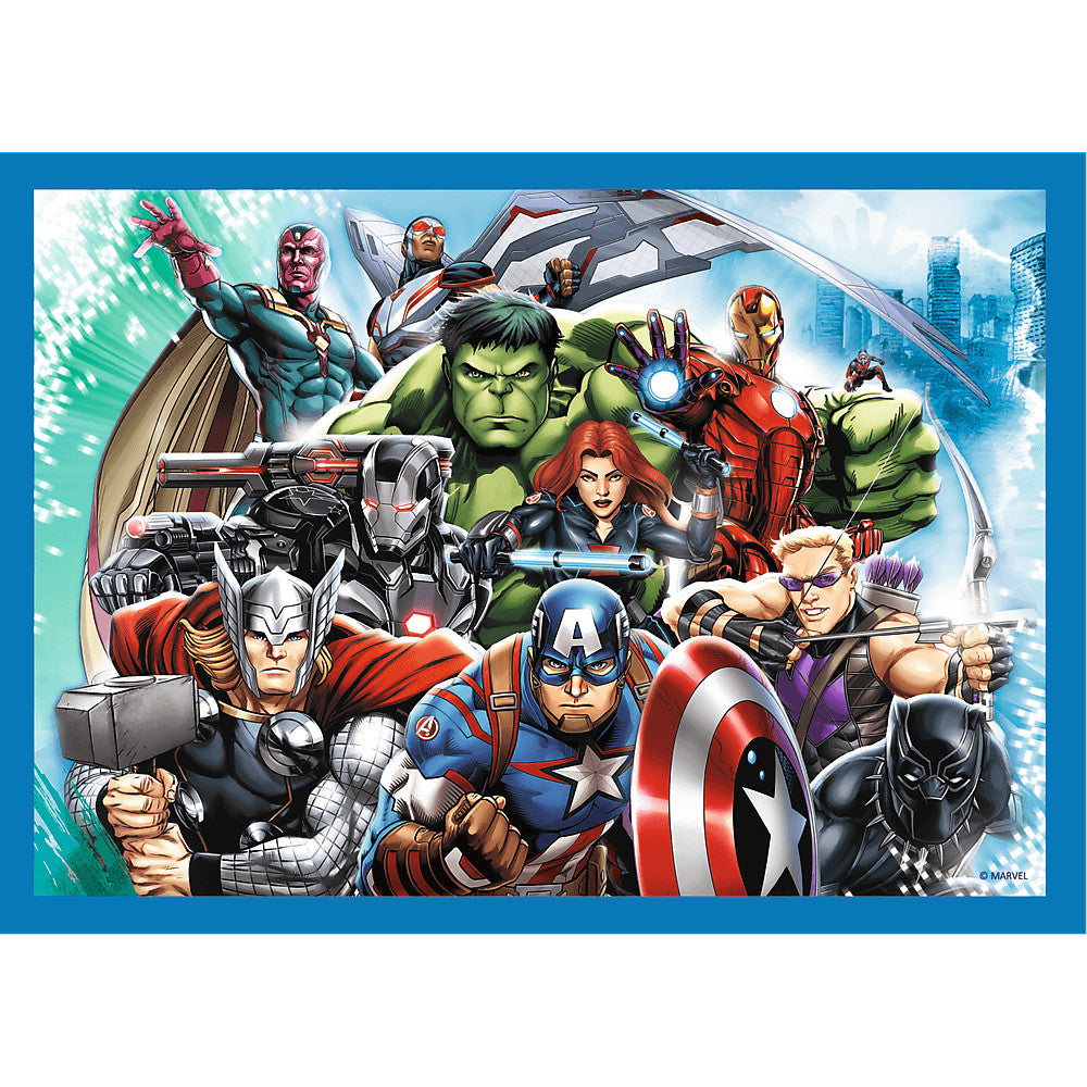Trefl 34386 Marvel Brave Avengers 4-in-1 Puzzle - Image 4