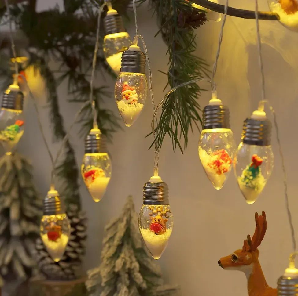 Bulb String Lights with Figures RV 362 10 pcs, 3 m, USB
