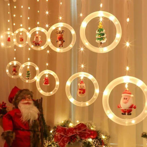 Ring Figure String Lights RV-359 3 m, 10 pcs, with USB
