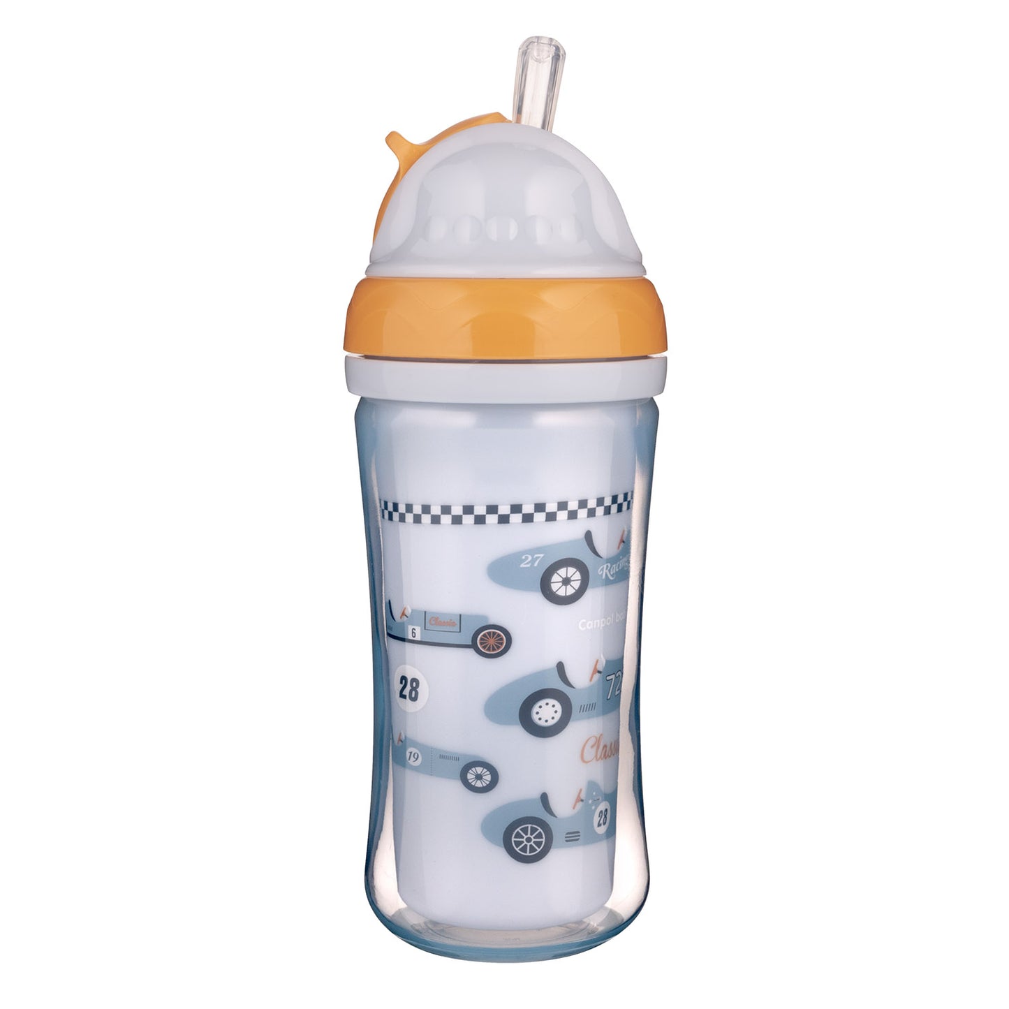 Canpol Babies 74/053 Car Double-Wall Sports Cup with Silicone Straw, 260 mL - Image 2