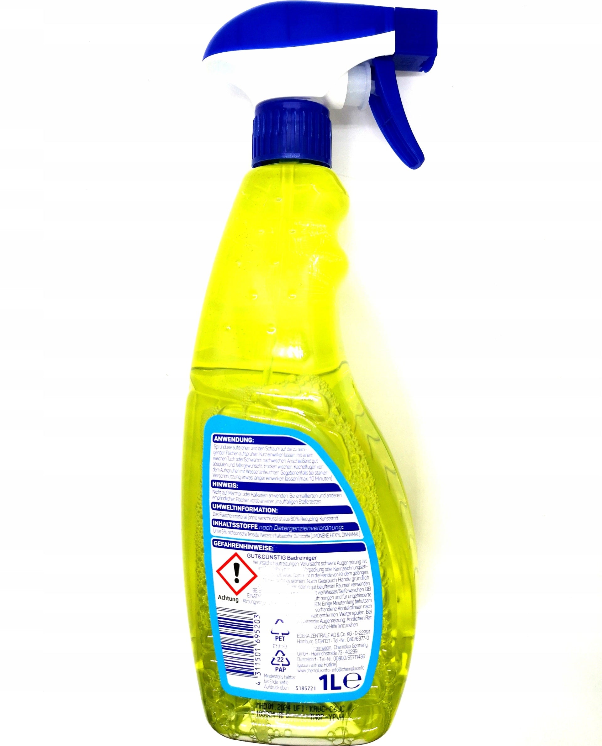 Gut & Gunstig Bathroom Cleaner Spray, 1 L - Image 2