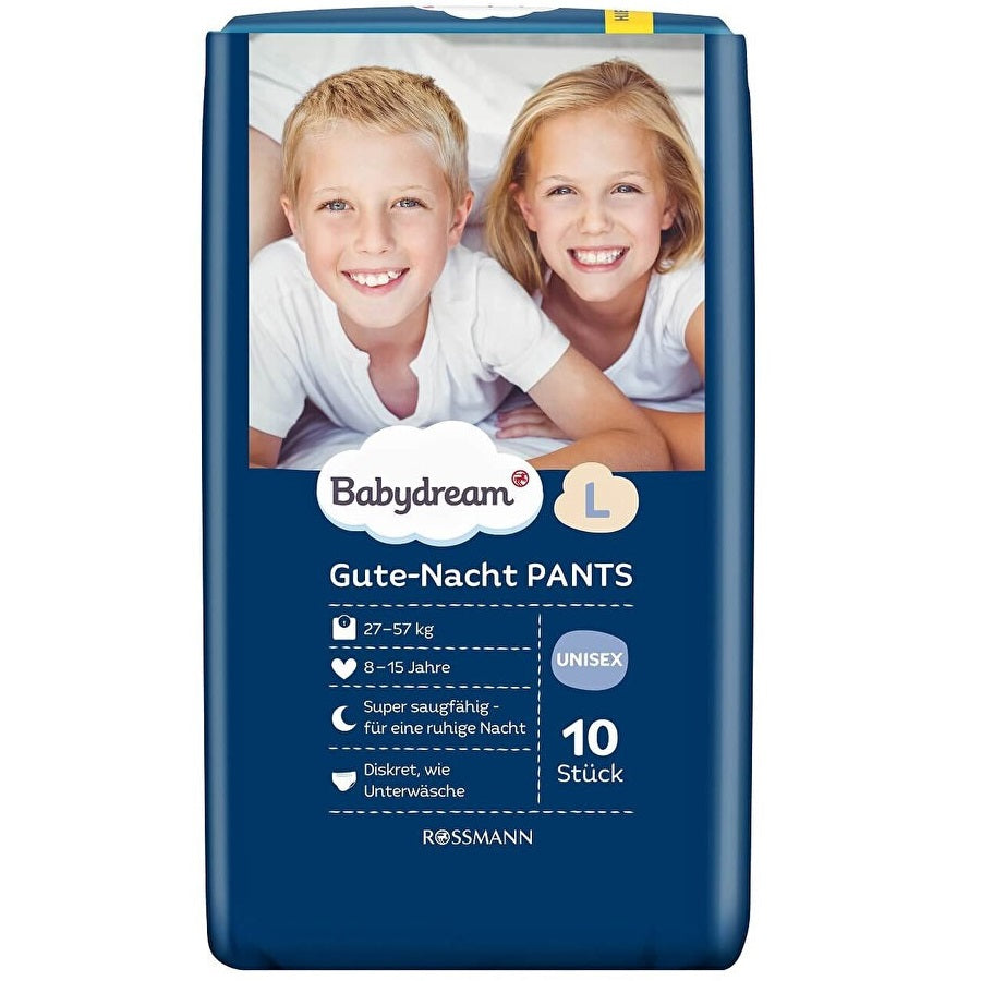 Babydream Size L Baby Pull-Up Diaper Pants, 27-57 kg, 10 pcs