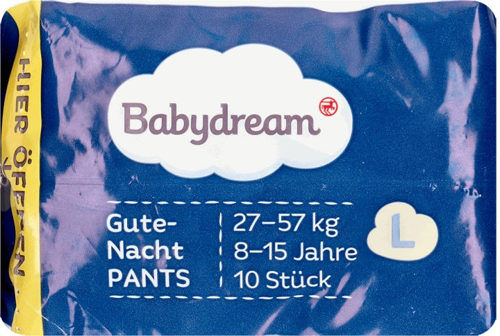 Babydream Size L Baby Pull-Up Diaper Pants, 27-57 kg, 10 pcs - Image 3