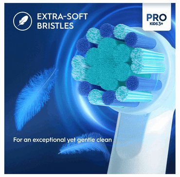 Oral-B Frozen Kids Electric Toothbrush Replacement Heads, Age 3+, 4 pcs - Image 2