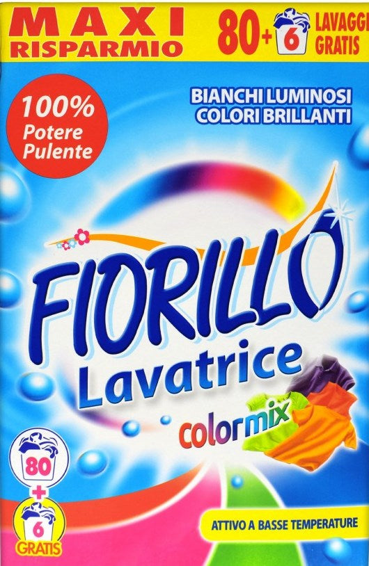 Fiorillo Colormix Laundry Detergent Powder, 86 Loads, 6 kg