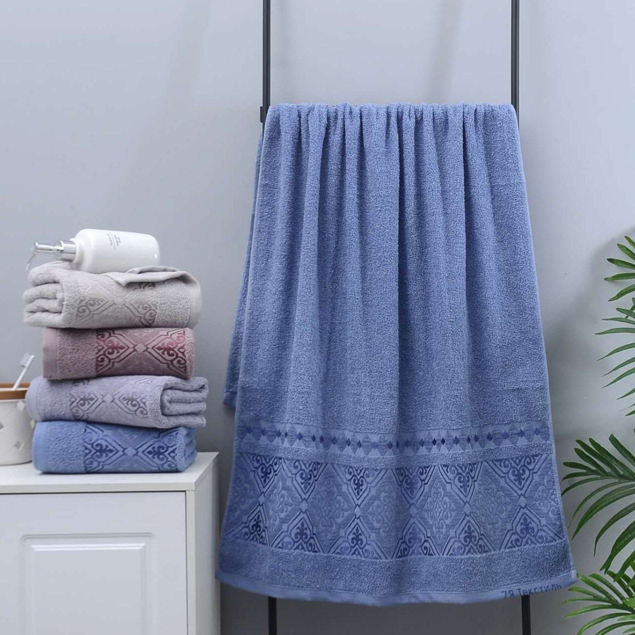 L&M Home Textiles D156-96 Terry Face Towel, 35 x 70 cm