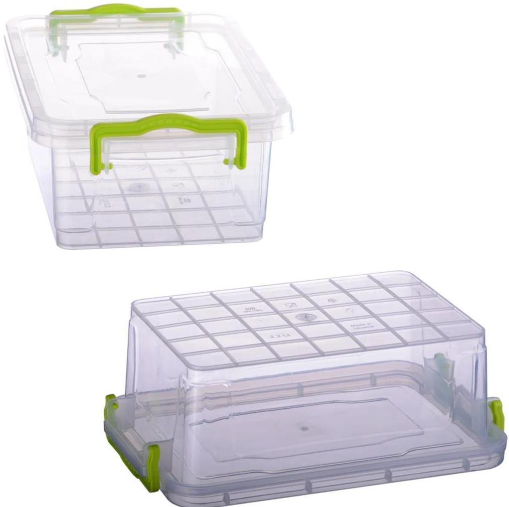 Al-Plastik Elit No. 5 Flat Food Storage Container, 7 L - Image 2