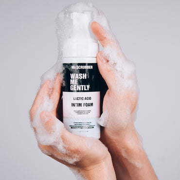 Mr. Scrubber Intimate Wash Foam with Lactic Acid & Aloe Vera Juice, 150 mL - Image 2