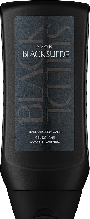 Avon For Men Black Suede Shampoo & Shower Gel, 250 mL