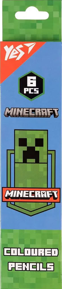 Yes 290724 Minecraft Colored Pencils, 6 Colors