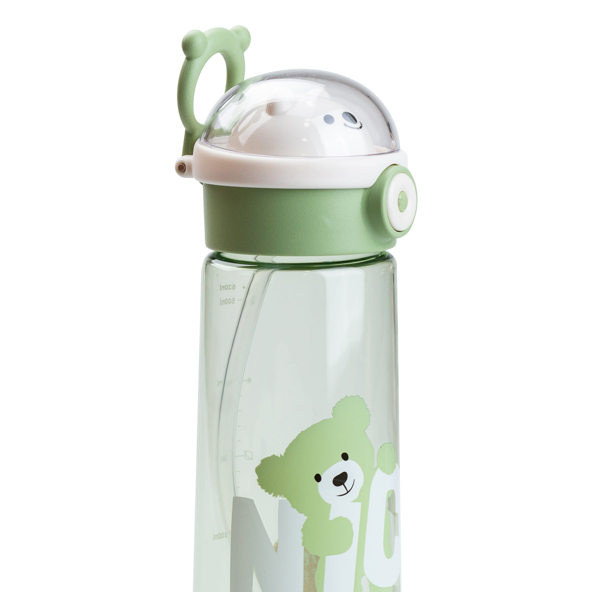 Nice Green Water Bottle with Locking Flip-Top Lid, 620 mL - Image 4