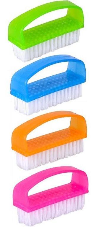 Small Universal Iron-Shaped Scrub Brush, 8 x 5 x 3 cm - Image 3