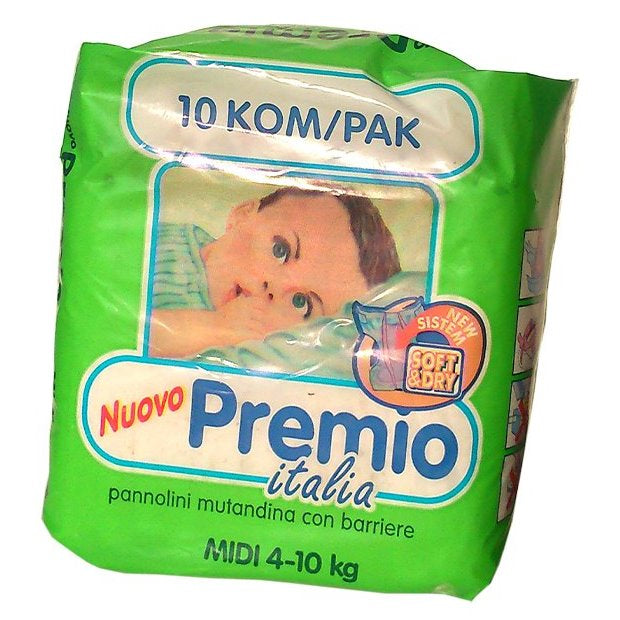 Premio 3 Baby Diapers, 4-10 kg, 10 pcs