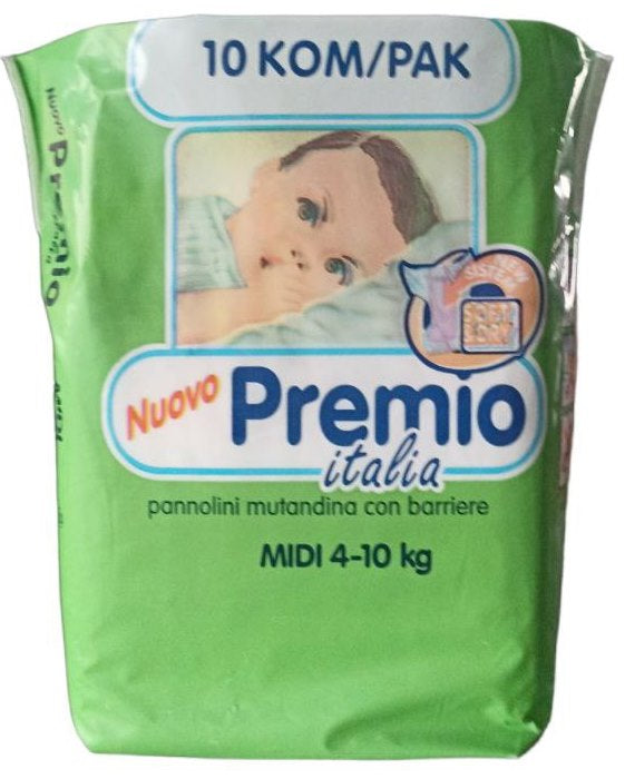 Premio 3 Baby Diapers, 4-10 kg, 10 pcs - Image 2