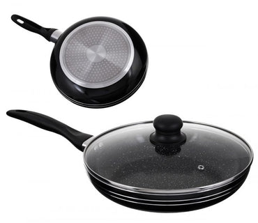 Edenberg EB-767 Frying Pan with Lid & Nonstick Marble Coating, 26 cm - Image 2