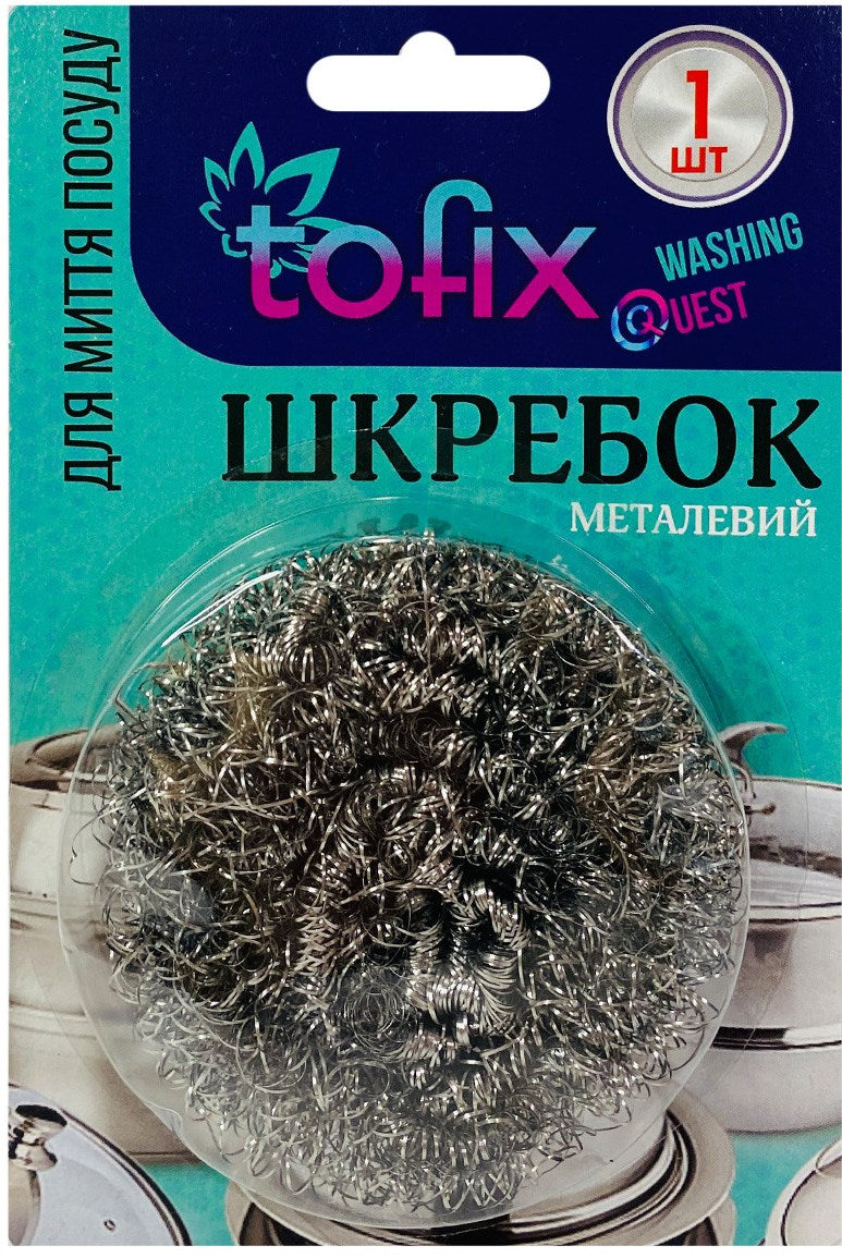 Tofix Scrubber on Display Card, 1 pc