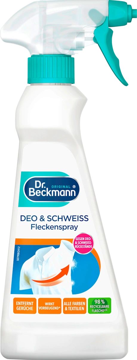 Dr. Beckmann Deodorant & Sweat Stain Remover Spray, 250 mL