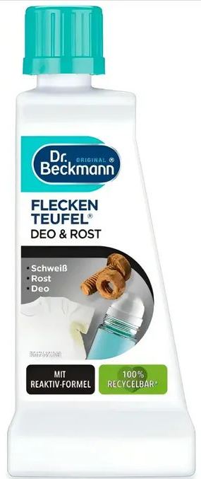 Dr. Beckmann Rust, Deodorant & Sweat Stain Remover, 50 mL