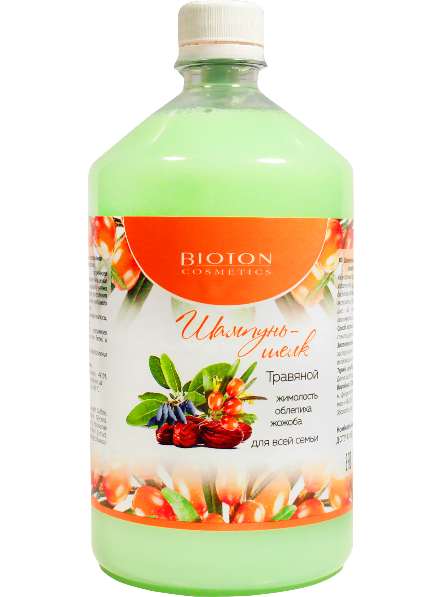 Bioton Cosmetics Herbal Silk Shampoo for the Whole Family, 1 L