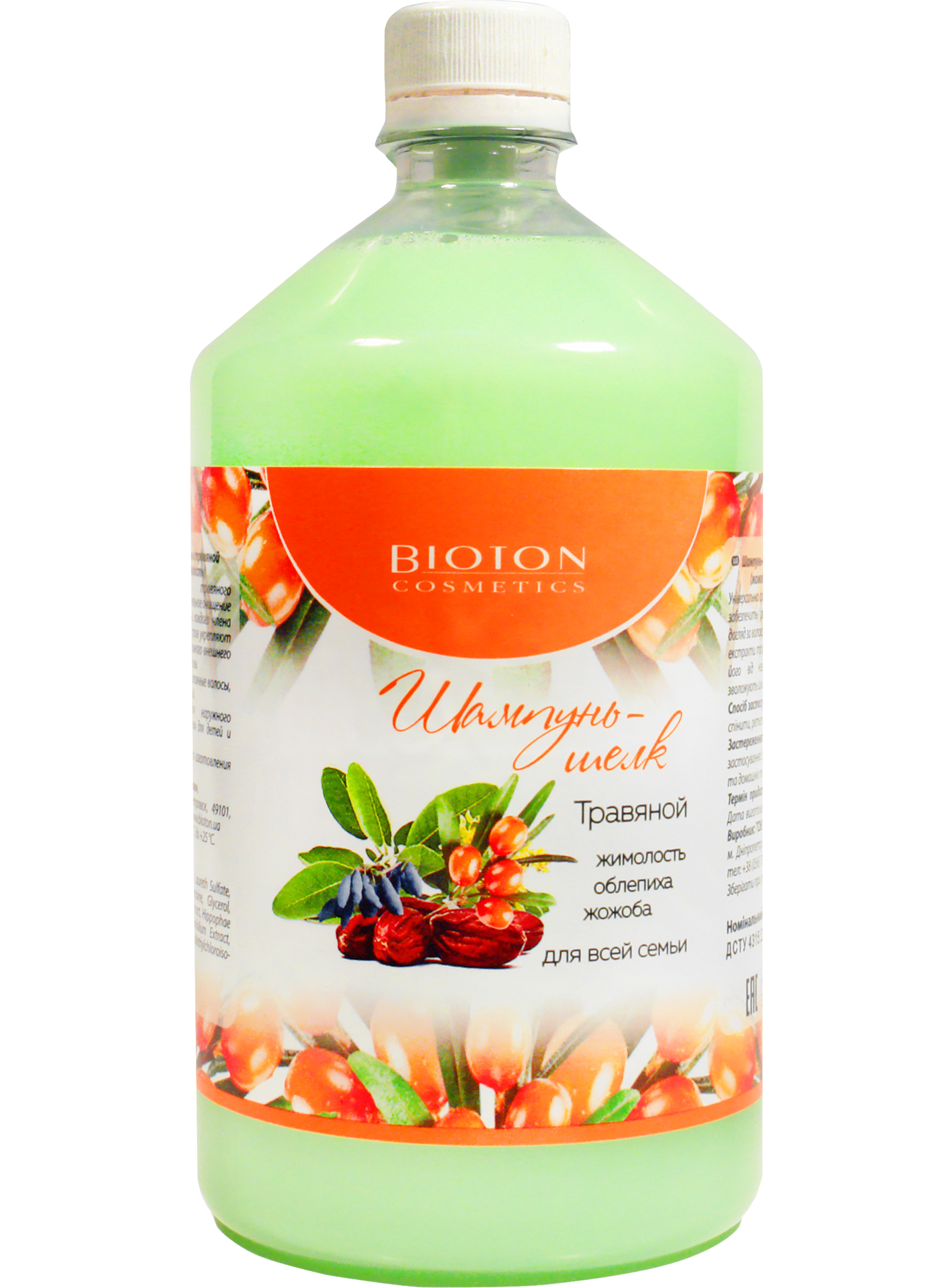 Bioton Cosmetics Herbal Silk Shampoo for the Whole Family, 1 L