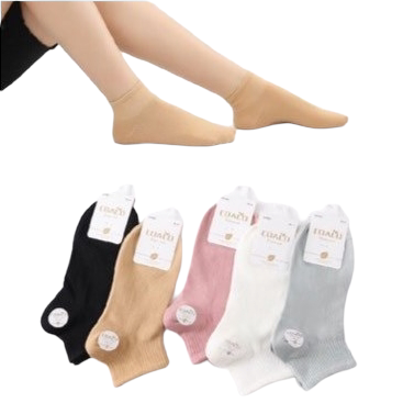 Coalo BH685 Women's Low-Cut Socks, Size 36-41