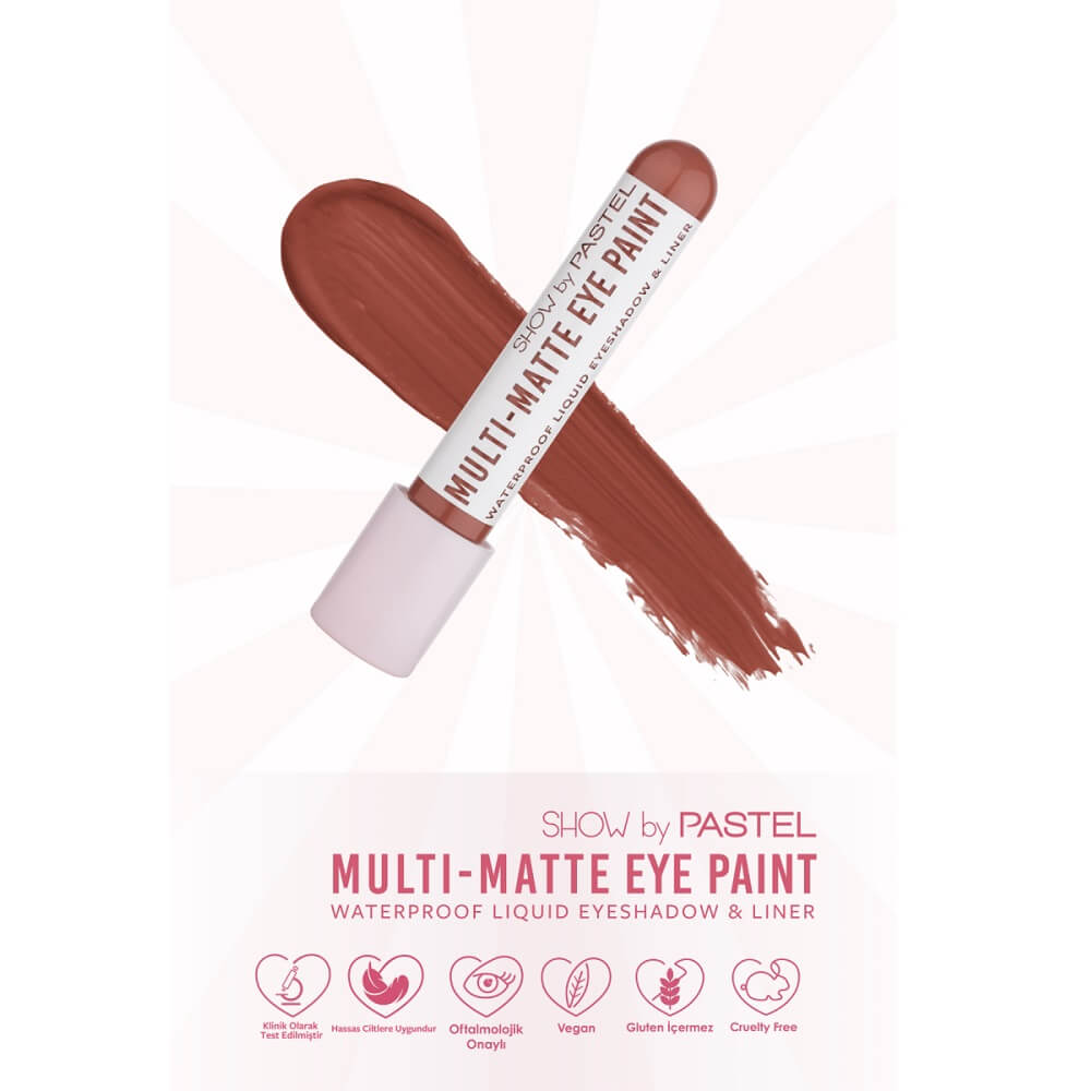 Pastel Multi-Matte Waterproof Liquid Eyeshadow Liner Shade 85, 4.2 mL - Image 3