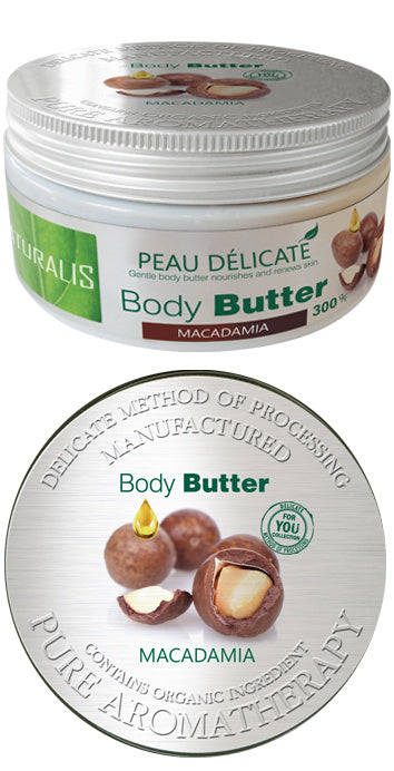 Naturalis Macadamia Body Butter, 300 g