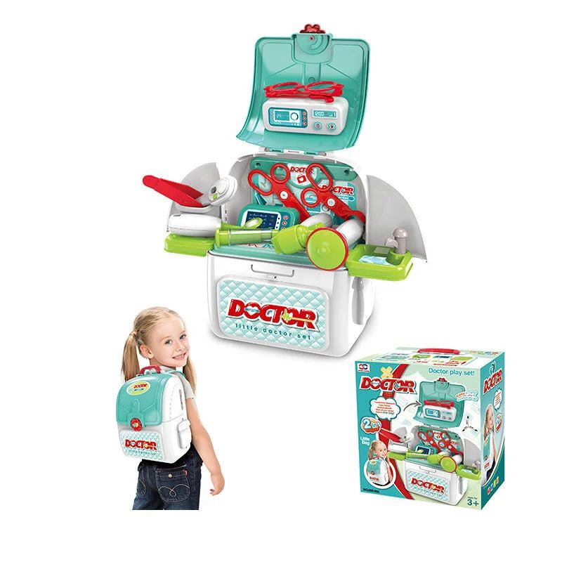 008-965 Doctor Play Set in Transforming Medical Station Backpack