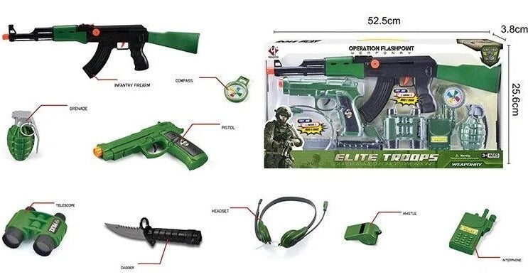 Elite Troops M016B Military Play Set