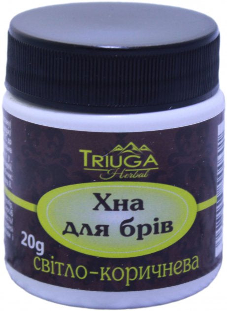 Triuga Light Brown Eyebrow Henna, 20 g