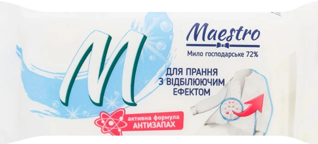 Maestro with Bleaching Effect Laundry Soap, 125 g
