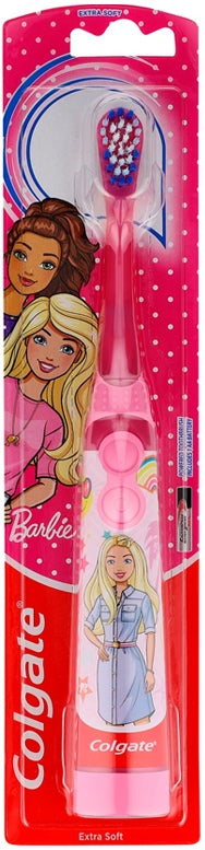Colgate Barbie Battery-Powered Kids Electric Toothbrush