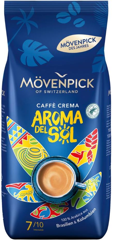 Movenpick Aroma del Sol Coffee Beans, 1 kg