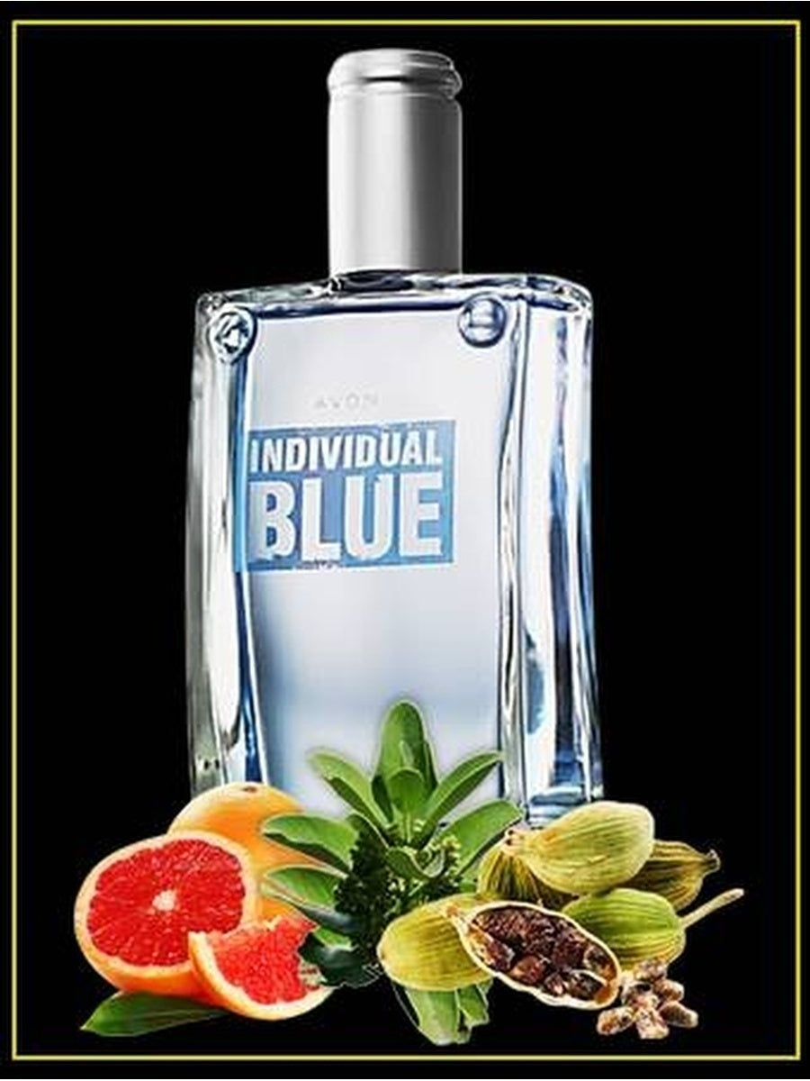Avon Individual Blue Men's Eau de Toilette, 100 mL - Image 3