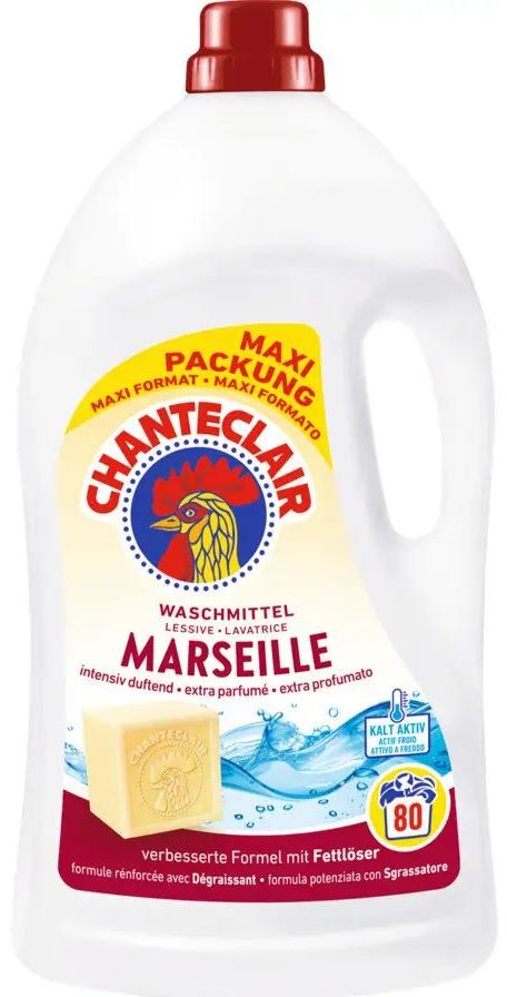 Chante Clair Marseille Laundry Detergent Gel, 80 Loads, 3.6 L