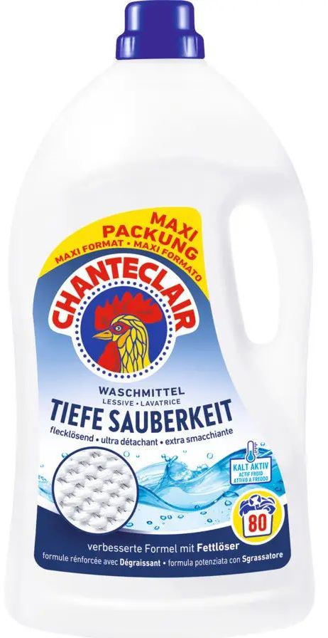 Chante Clair Deep Clean Laundry Detergent Gel, 80 Loads, 3.6 L
