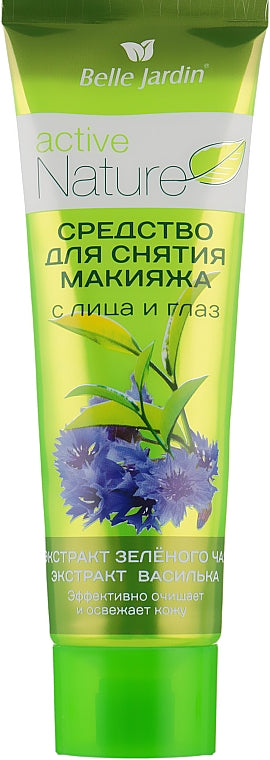 Belle Jardin Active Nature Eco Green Tea & Cornflower Makeup Remover, 85 mL