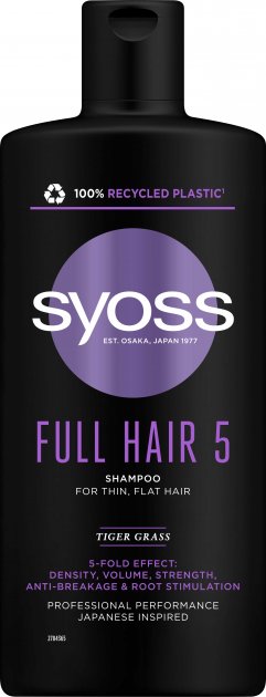Syoss Full Hair 5 Shampoo, 440 mL