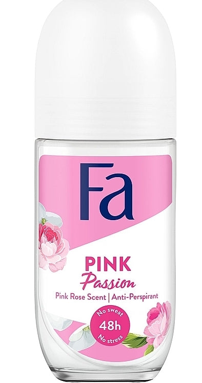 Fa Pink Passion Women's Roll-On Deodorant, 50 mL