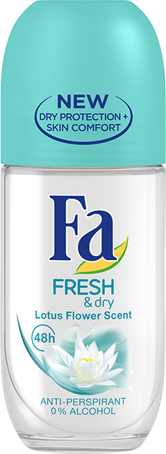Fa Soft & Control Lotus Flower Women's Antiperspirant Deodorant, 50 mL