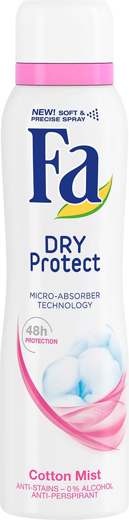 Fa Fresh & Dry Cotton Softness Women's Deodorant Spray, 150 mL