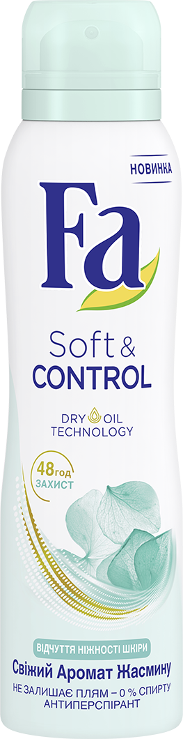 Fa Soft & Control Fresh Jasmine Women's Deodorant Spray, 150 mL