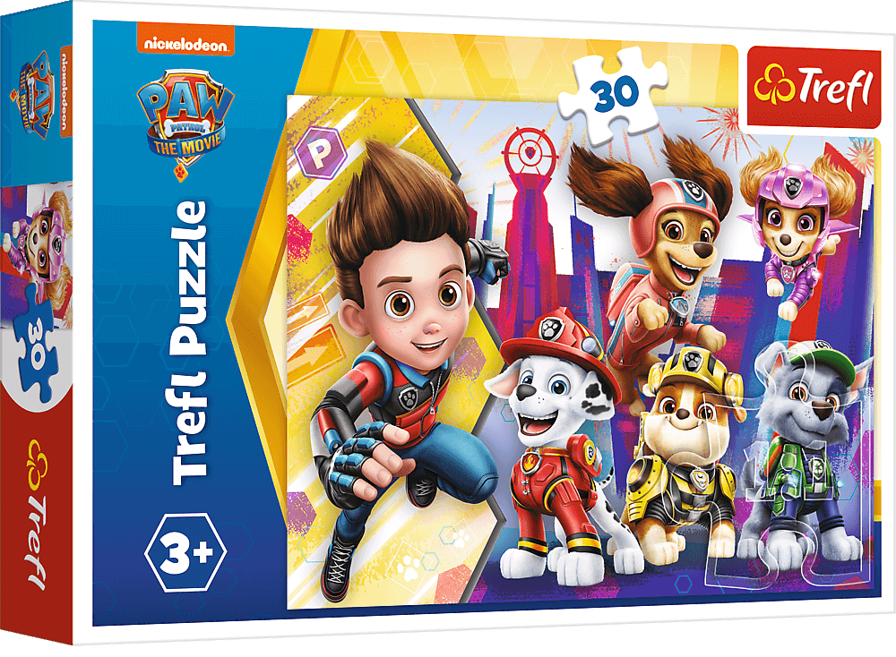 Trefl 18282 Paw Patrol Teamwork Puzzle, 30 Pieces