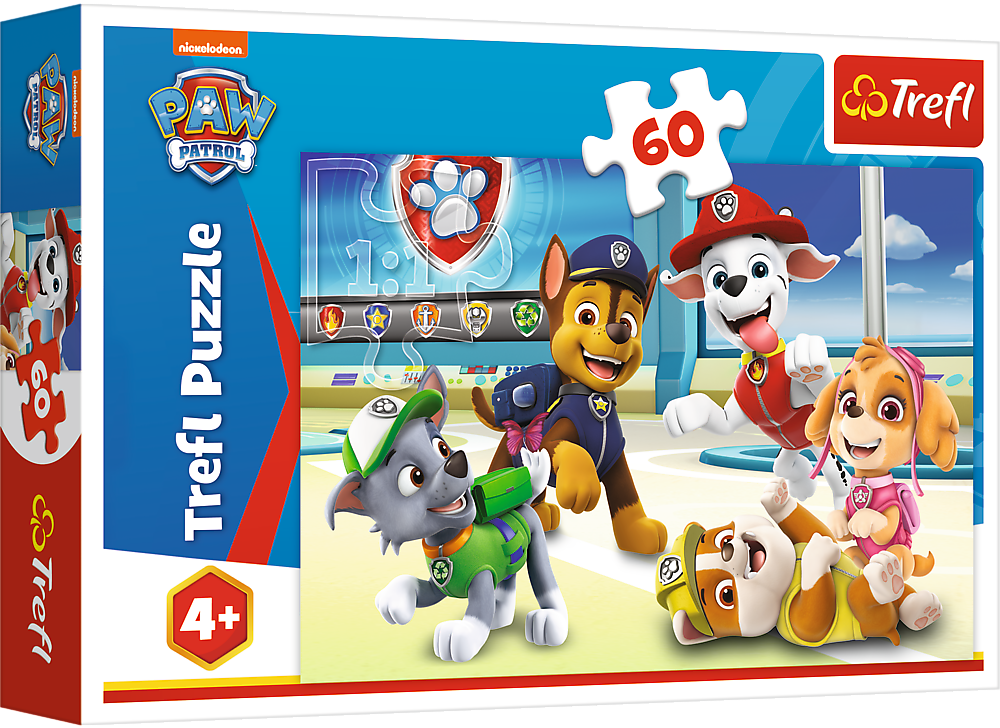 Trefl 17392 Paw Patrol In the World of Pups Puzzle, 60 Pieces