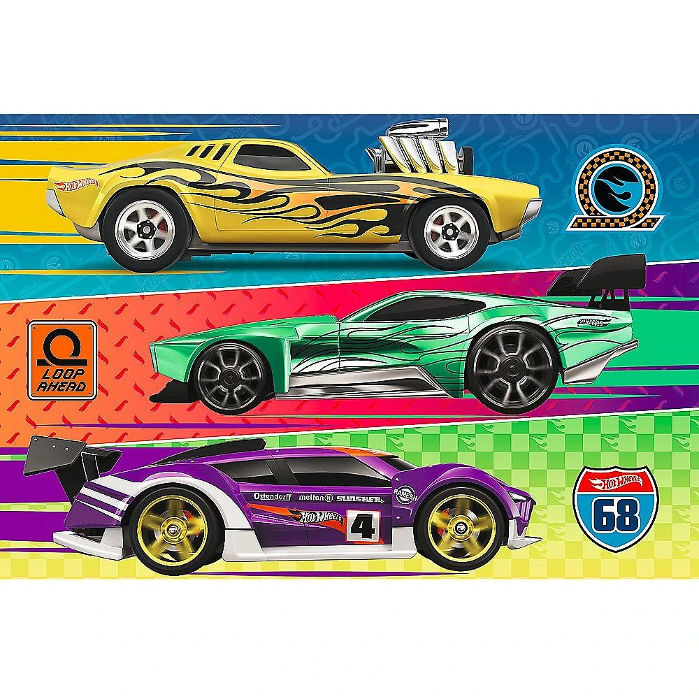 Trefl 17389 Hot Wheels Race Puzzle, 60 Pieces - Image 2